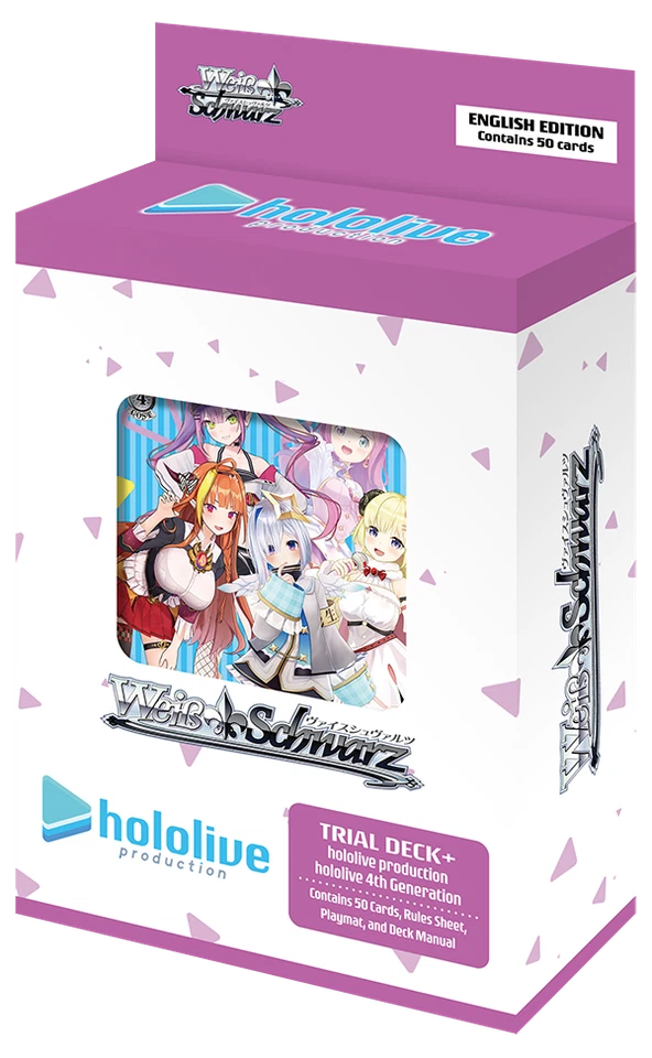 4th Generation TRIAL DECK Hololive Production Weiss Schwarz English