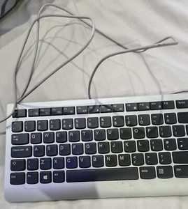 Lenovo SK8823 USB Performance PC Tastatur Silber