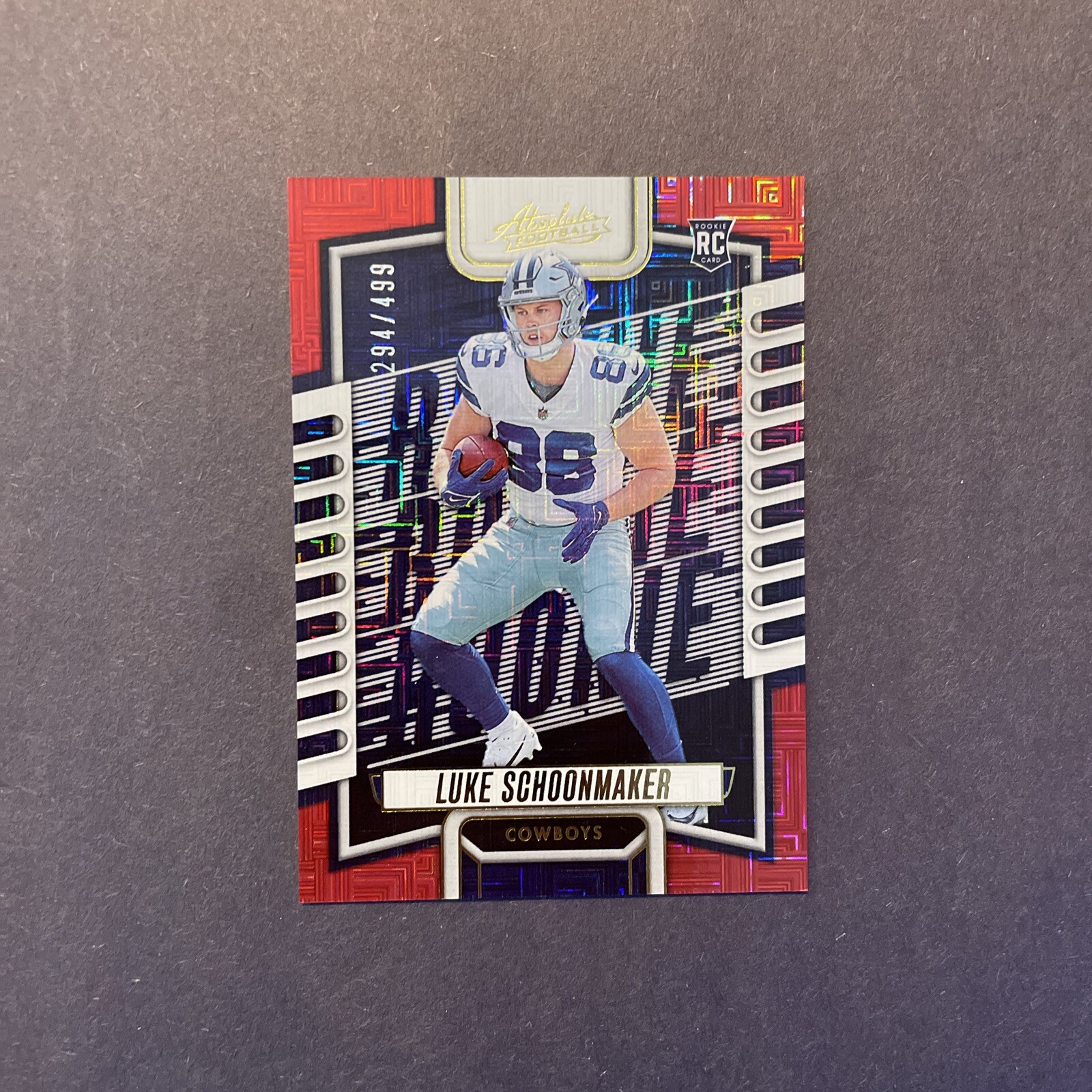 Luke Schoonmaker Panini Absolute #121 Red Square