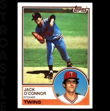 1983 Topps - Jack O'Connor #33 Milwaukee Brewers ⚾ Baseball Card