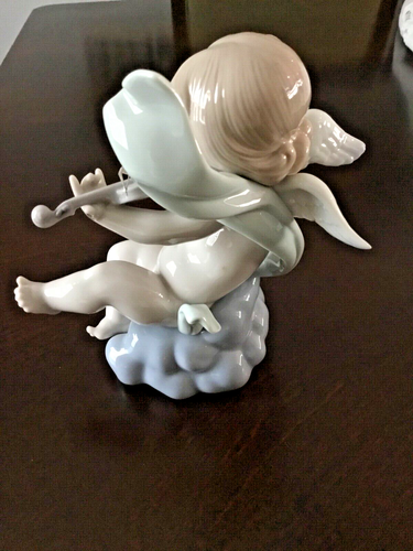 Rare Retired Lladro Angelic Music #6838 issued 2002 - Picture 4 of 5