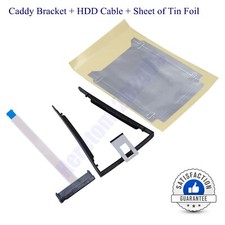 2.5 SSD TRAY Caddy Hard Drive Kit For Lenovo L580 L590 HDD Cable Bracket TinFoil