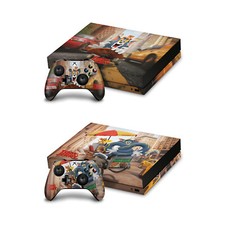OFFICIAL TOM AND JERRY MOVIE 2021 GRAPHICS VINYL SKIN FOR XBOX ONE X BUNDLE