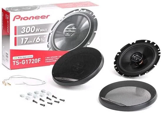 Kit 2 Casse Altoparlanti Pioneer TS-G1720F per Smart Fortwo 451 + griglie e cavi - Immagine 2 di 4
