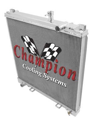 #ad #ad Champion 3 Row Aluminum Radiator for 2004 2010 Nissan Titan 5.6L V8 Engine $358.28