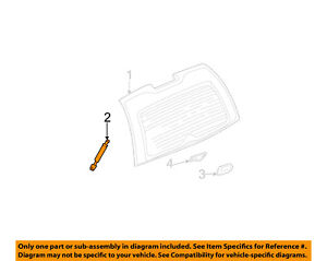 NEW OEM GM  Liftgate Tailgate Hatch Trunk-Lift Support Strut Shock 15766376