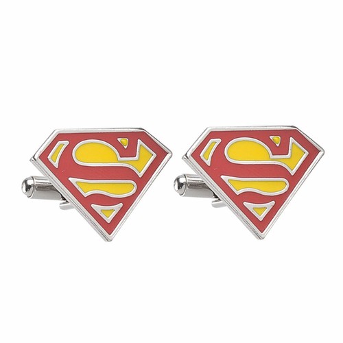 Mens Super Hero Movie Fun Party Shirt Cufflinks Stainless Fashion Novelty Gift - Picture 93 of 110