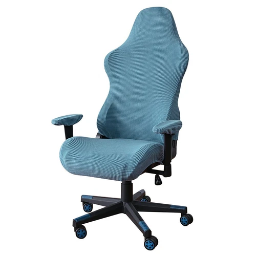 Funda de asiento para sillón de computadora Cubierta de silla para juegos de oficina Sillas de computadora Funda antideslizante - Imagen 33 de 47