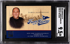 2004 Donruss Elite Fans of the Game James Gandolfini SGC 9.5 MINT+ Tony Soprano