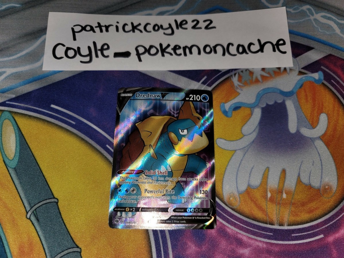 drednaw v pokemon card value 069/073 Full Art 69/73 / Ultra Rare Card Type / HP / Stage Drednaw V SR 102/100 S3