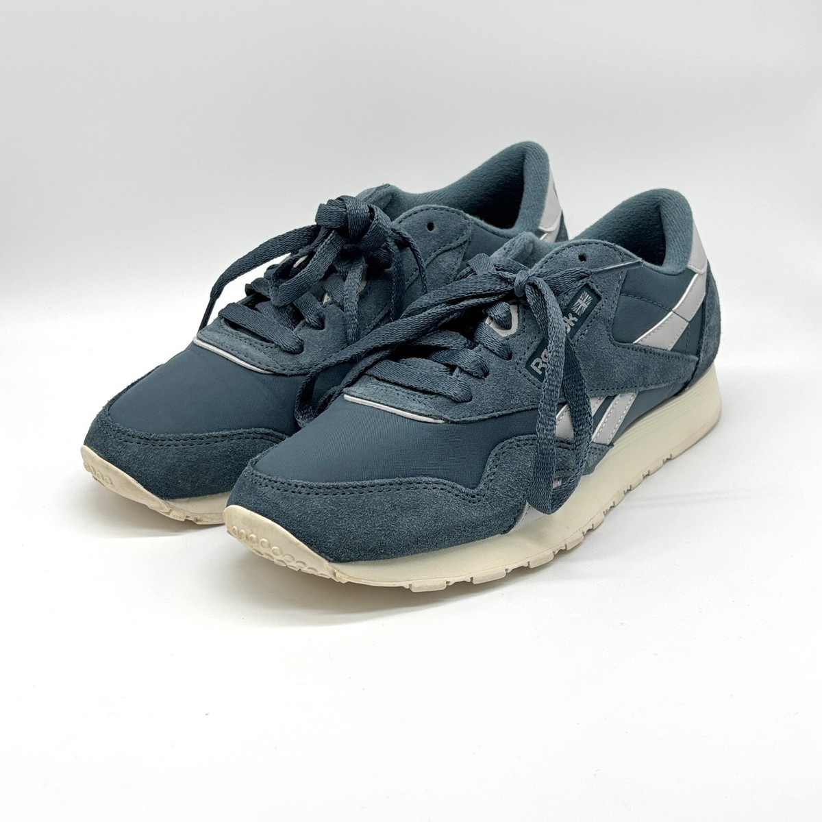 Reebok Mens Classic Nylon "The Athlete's Shoe" Sz 7 Shoes Blue Sneaker GUC View 2