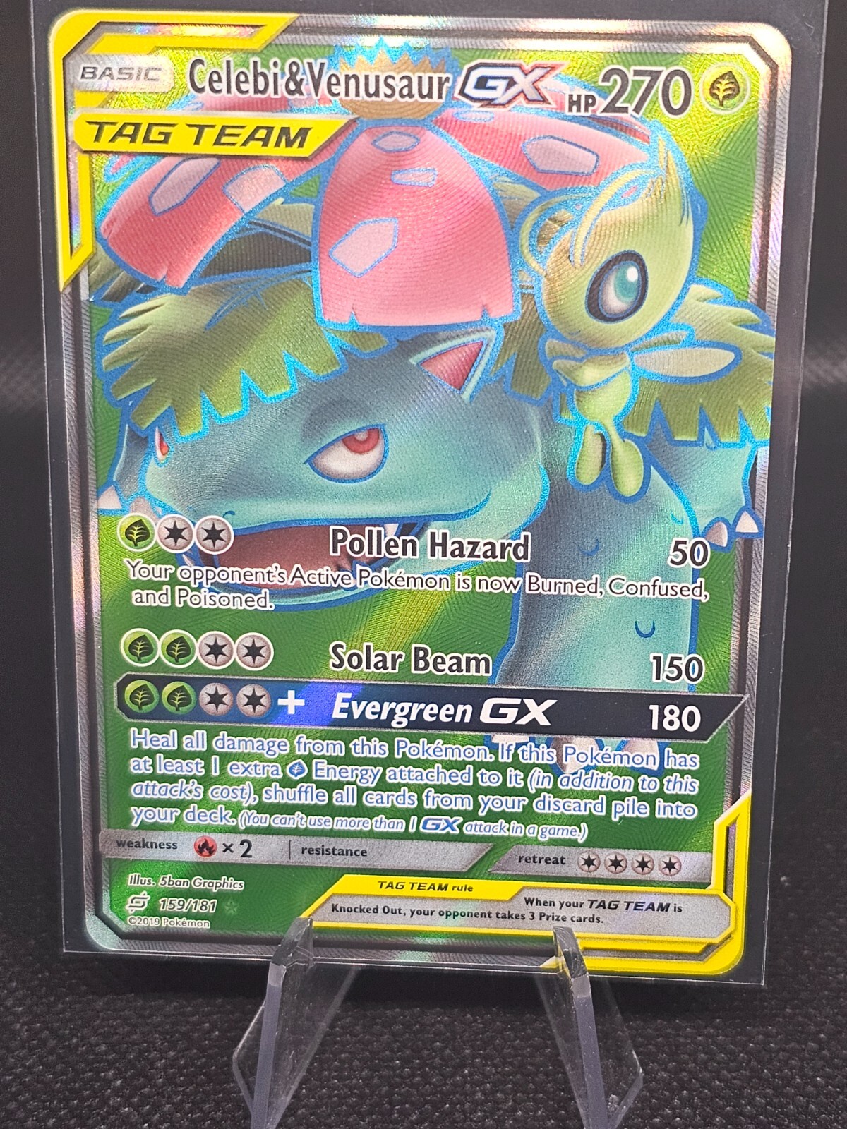 Celebi & Venusaur GX 159 Team Up