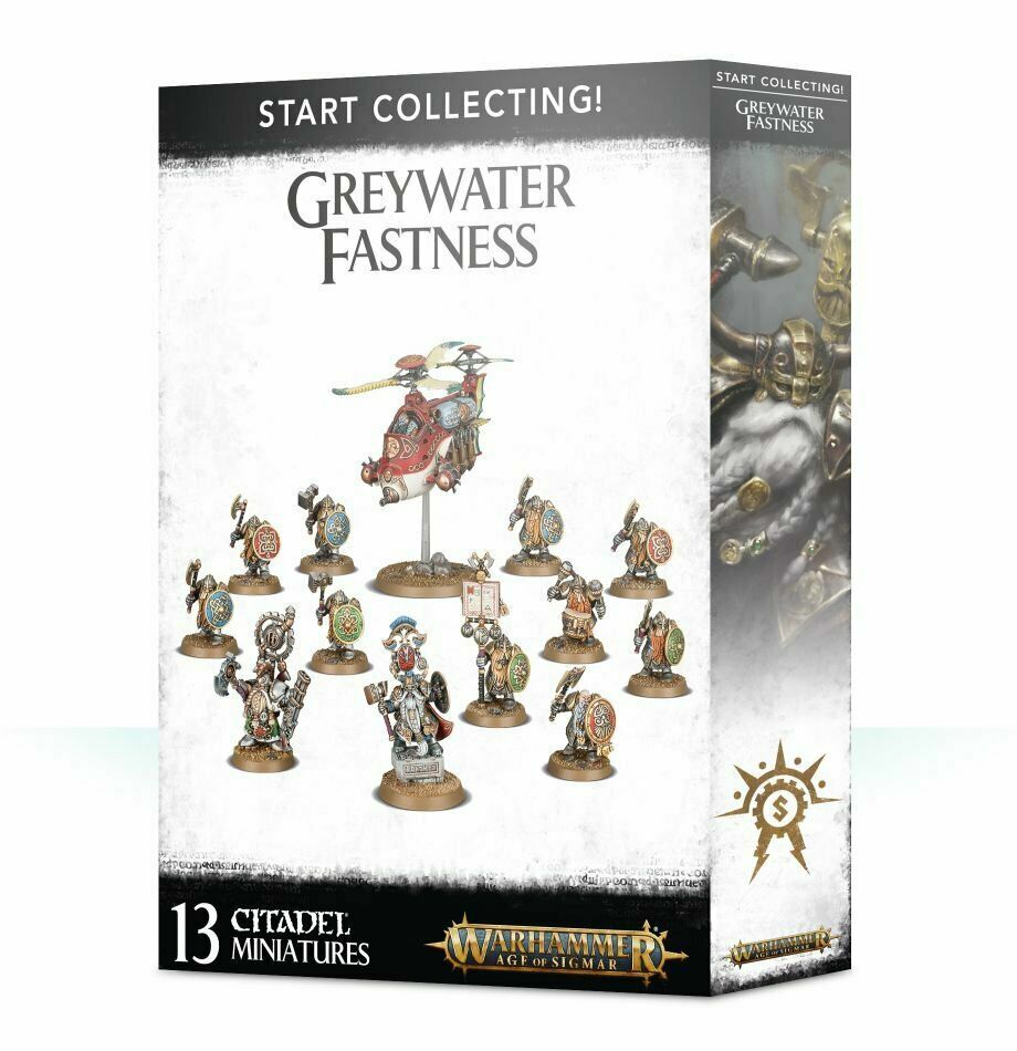 Игровая мастерская Warhammer Age of Sigmar Начинает собирать гнома из крепости Серой воды