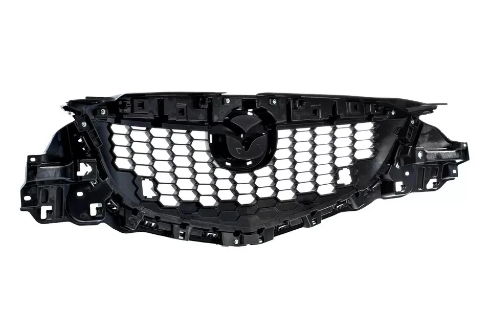 Parachoques delantero negro malla rejilla radiador para Mazda CX-5 2013-2015 Foto 3 de 4