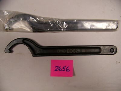 HOOK SPANNER WRENCHES LOT OF 2 EA (ITEM #2656)