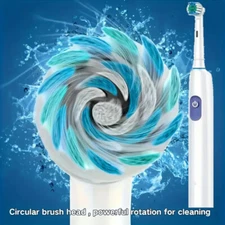 Electric Toothbrush Rotary for Adults-Rechargeable w/ 4 Brush Replacement Heads