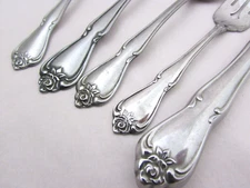 Oneida ARBOR ROSE Stainless TRUE ROSE 1881 Rogers Ltd Mixed Lot Flatware 31 Pc