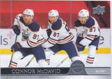 20/21 UD EXTENDED..CONNOR McDAVID..TRIPLE EXPOSURE VARIANT..CARD # 73..OILERS