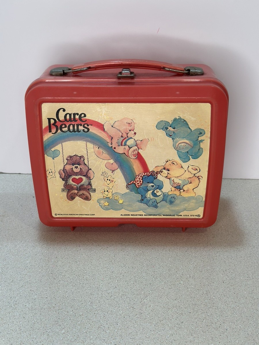1980's Care Bears Lunchbox Red Aladdin No Thermos | eBay