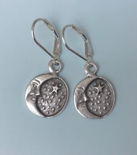 New Artisan Sterling Silver Sundance Charm Handmade Earrings