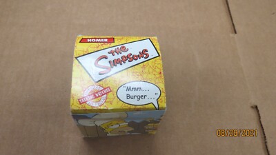 2002 BURGER KING THE SIMPSONS HOMER ''MMM BURGER'' TALKING WATCH