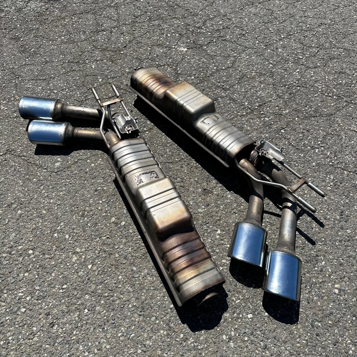2018- MERCEDES-BENZ G63 AMG EXHAUST A4634907701 A4634907801 left+ 