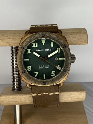 Stalingrad Defender Bronze Diver 200 m Miyota 8215 Automatik Full Set 