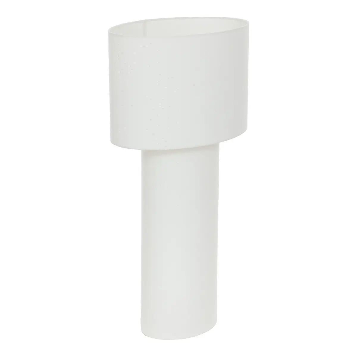 Lampadaire blanc Eira en tissu de 115cm pour coin lecture cosy