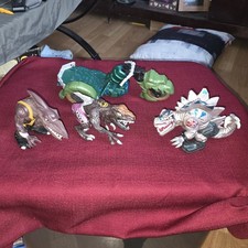 Extreme Dinosaurs Dino Chopper Battle Savage Stegz Bullzeye Evil Haxx War