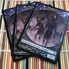 Zombie Token x3 Born of the Gods Free Shipping Mtg