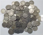4 full rolls (160) Circulated lot of mixed "Partial Date" Buffalo Nickels
