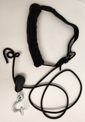 AeroPilates 1 Handle Furry Comfort Strap Cord & Pulley Hook Replacement Part