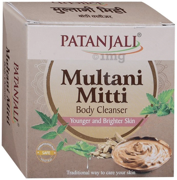 Limpador Corporal Patanjali Ayurveda Multani Mitti 75 Gramas - Imagem 4 de 4