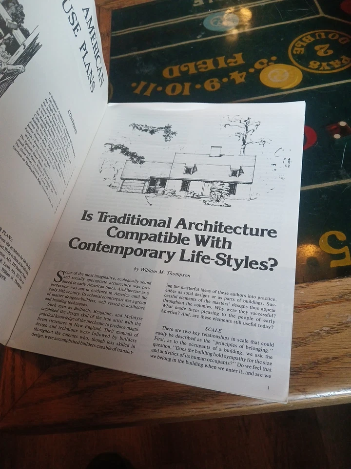 Early American Society 1979 Magazine EARLY AMERICAN HOUSE PLANS - Image 3 of 4