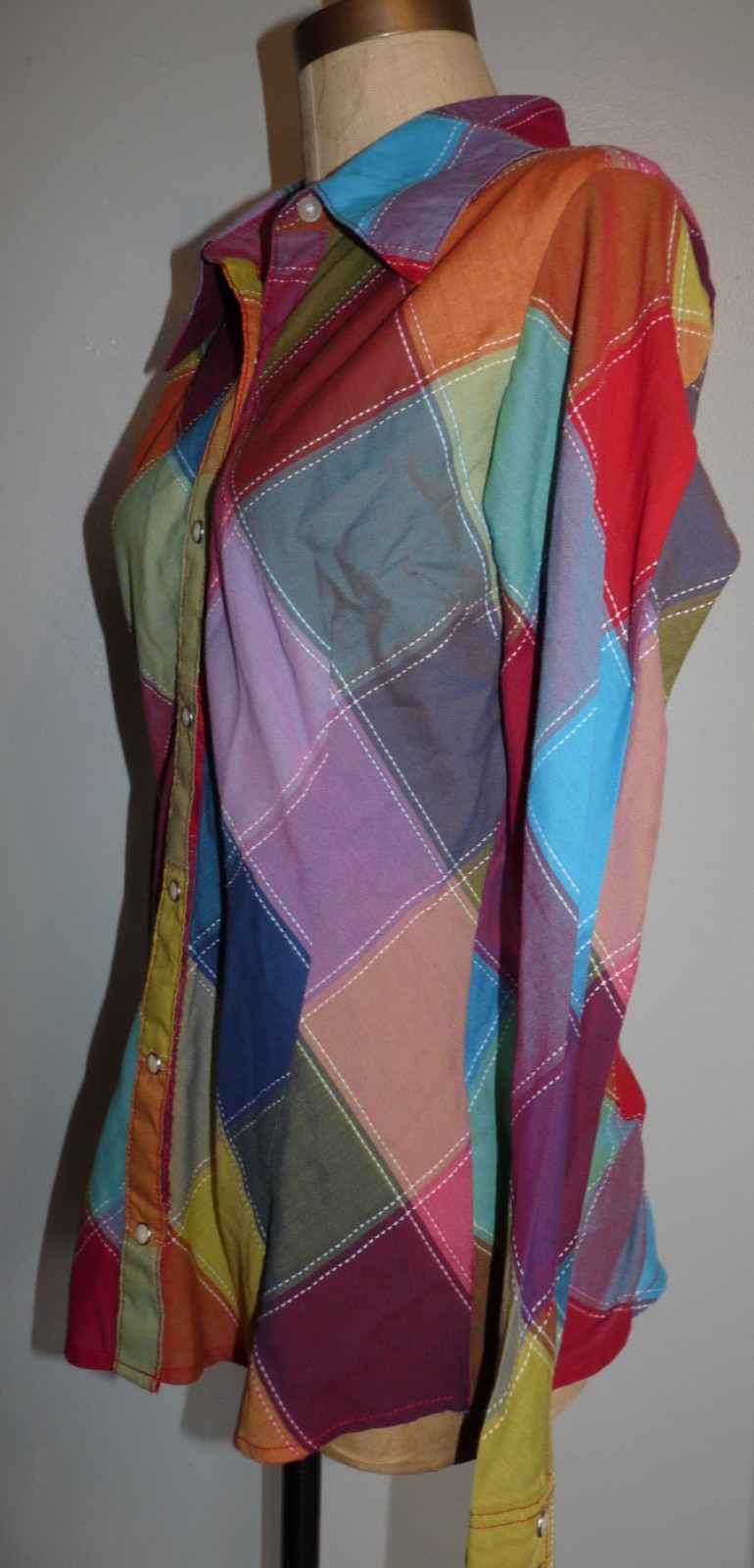 Wrangler X Lainey Wilson Small Patchwork Multi Co… - image 4