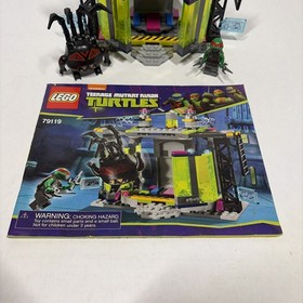Lego Teenage Mutant Ninja Turtles Mutation Chamber Unleashed Complete Set 79119