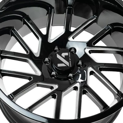 1 X ARKON OFF-ROAD Mandela 22X12 6x5.5 0 Hub -51 Offset Black