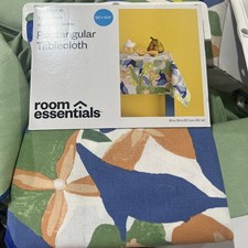Room Essentials Floral Pattern Rectangular Tablecloth 60" x 104"