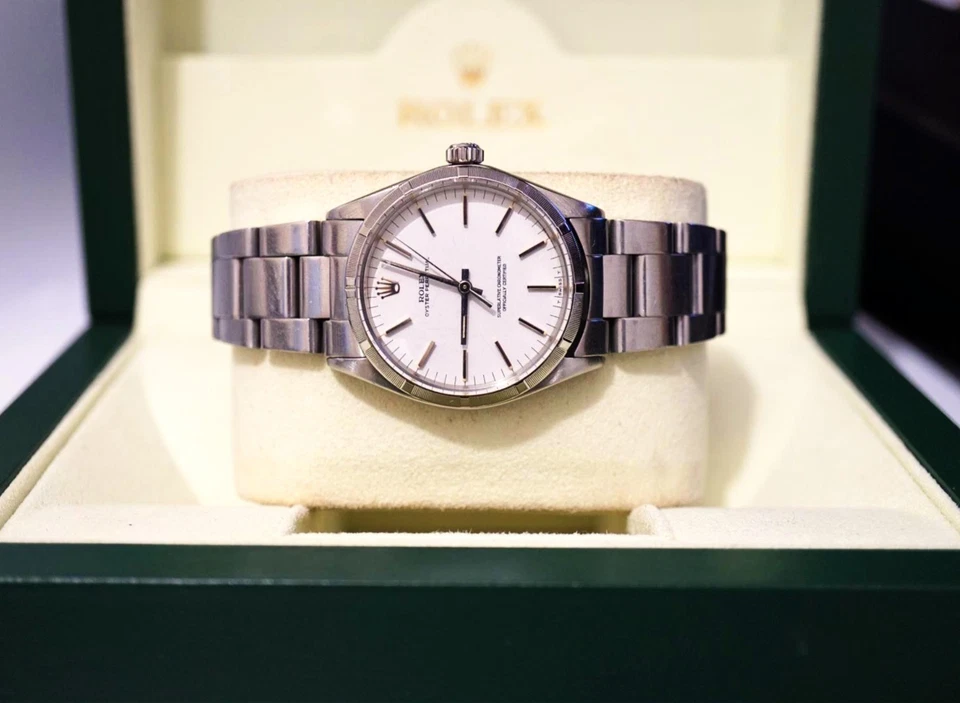 Rolex Oyster Perpetual 1003 1969 vintage acero inoxidable 34 mm - juego completo Foto 2 de 4