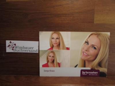 Autograph card Sonya Kraus Kraus, Sonya: