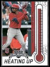Darren Baker 2025 Panini Crusade Heating Up #34 Washington Nationals