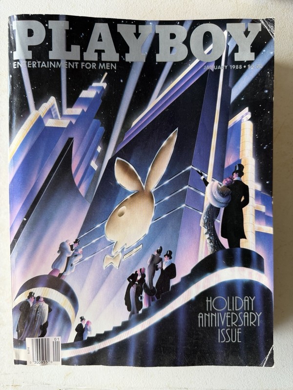 Playboy Magazine Lot Of Seven From 1988
