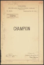 Photo:The Reliance Manufacturing Company for Champion brand Liquid Glue