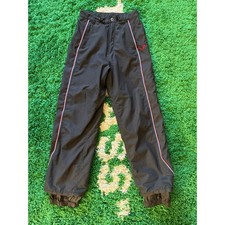 Roxy Quiksilver Snow Pants Womens Medium Black Excellent Side Stripe Ski Bibs