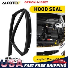 Front Engine Hood Seal Rubber Molding Trim Black For Honda Accord 2018-22 1-10x