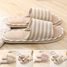 Slippers Women Slip On Slip on Cotton linen Flat Bottoms Useful Flat bottoms