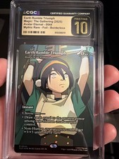 MTG Earth Rumble Triumph Poster Foil Mythic Avatar ATLAB CGC Pristine 10 Pop 1