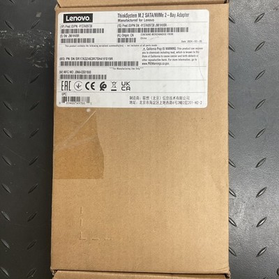   Lenovo ThinkSystem M.2 Adapter + 480GB Micron 5400 PRO Enterprise SSD Bundle