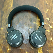 JBL Tune Wireless On-Ear Headphones Black w/ Mic, Audio cable, Pouch