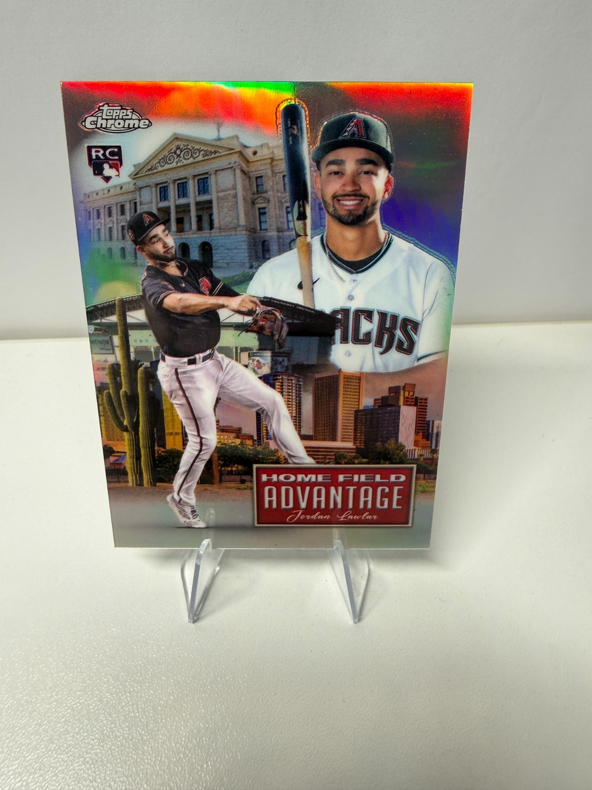 Jordan Lawlar 2024 Topps Chrome Update Home Field Advantage RC #HFAC-14